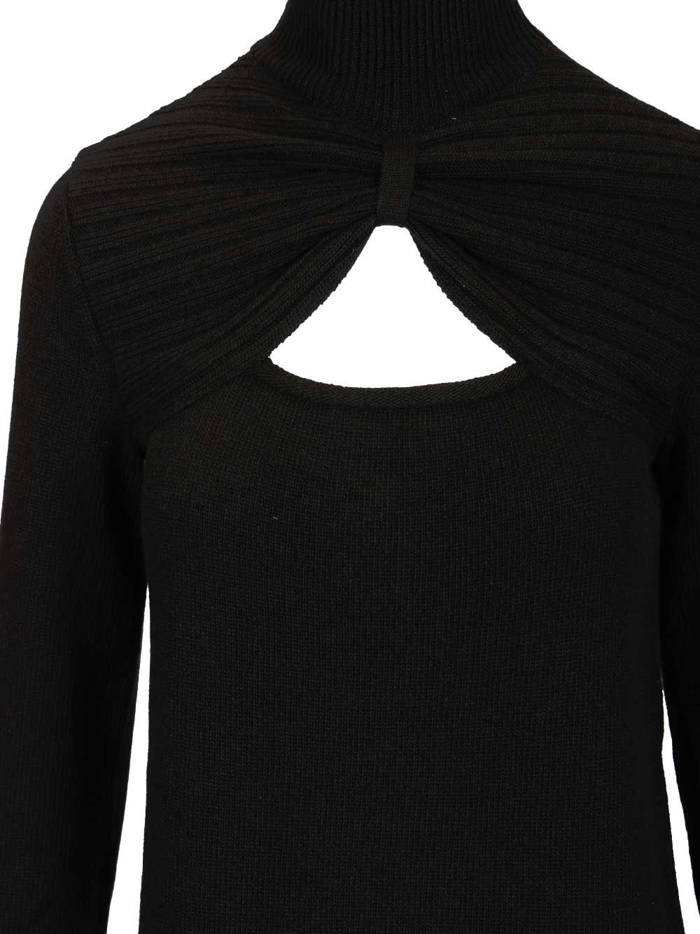 Valentino Garavani Wool Turtleneck Knitwear - Nero | 61aad345625959589f8e5d4ce9c98587067e267e