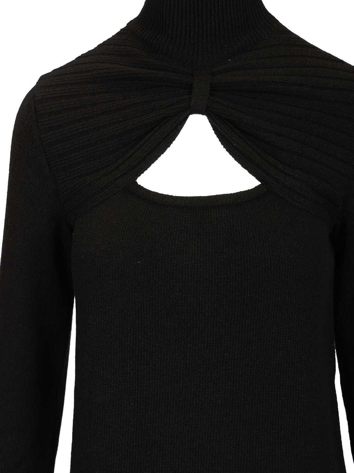 Valentino Garavani Wool Turtleneck Knitwear - Nero | 61aad345625959589f8e5d4ce9c98587067e267e