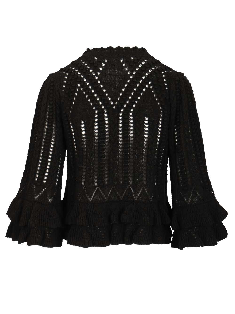Marant Etoile Norma Knitted Top Top - Nero | fb0dc24f8eb4768ff3b59bc66d7f237c37e50997