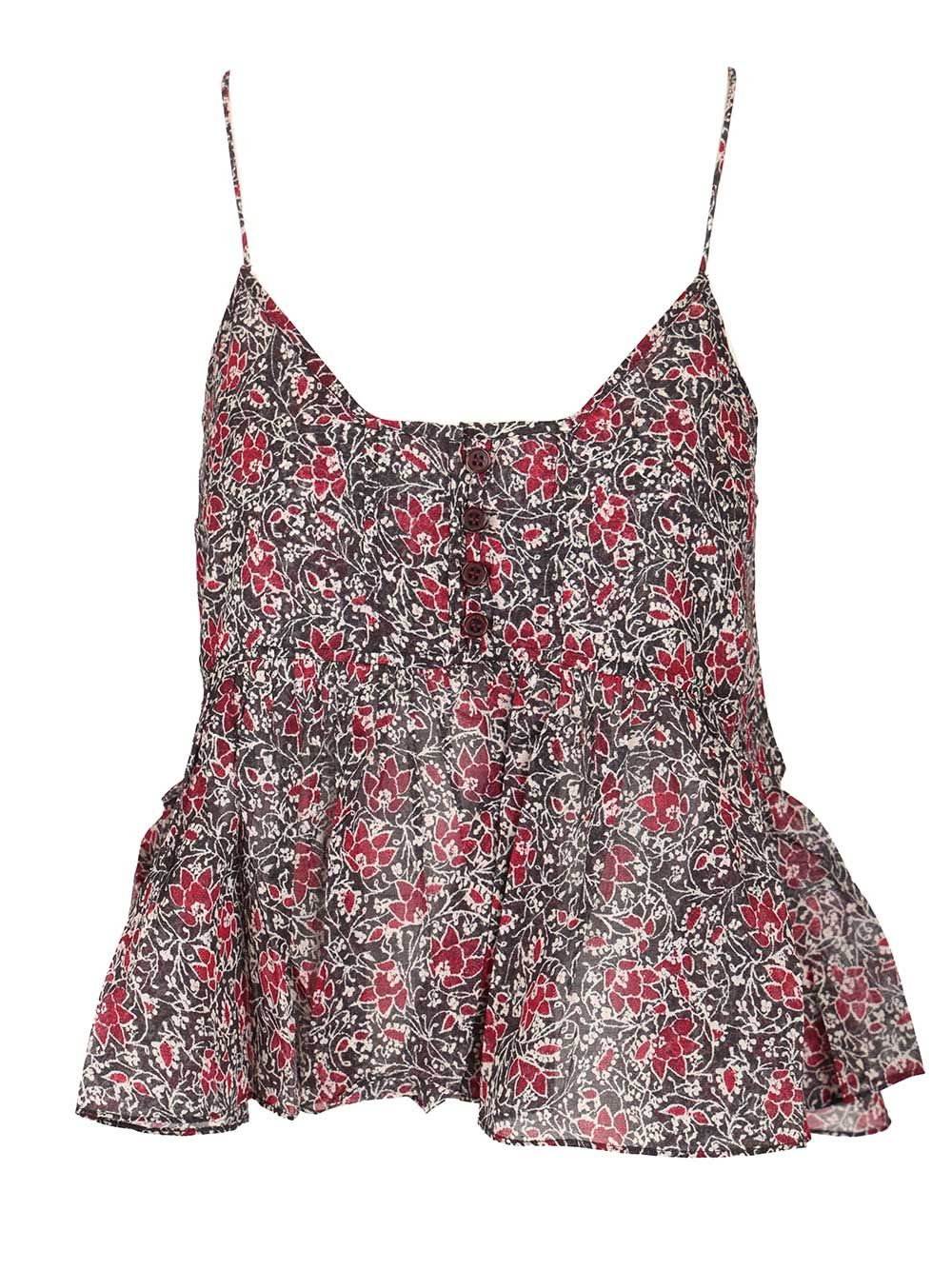 Marant Etoile Lirhetta  Top Top - Violet | 1f61a28141b75d16f8583eeb0682830af5a3e075