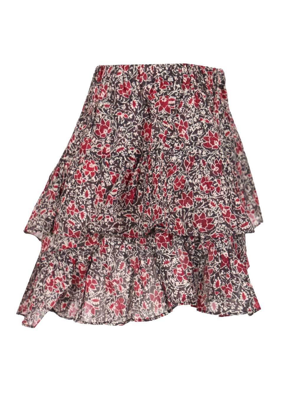 Marant Etoile Jocadia Shorts In Organic Cotton Voile Gonne - Violet | 9d265d88f02eb7ad94da5100232a4cbfe2f058d9