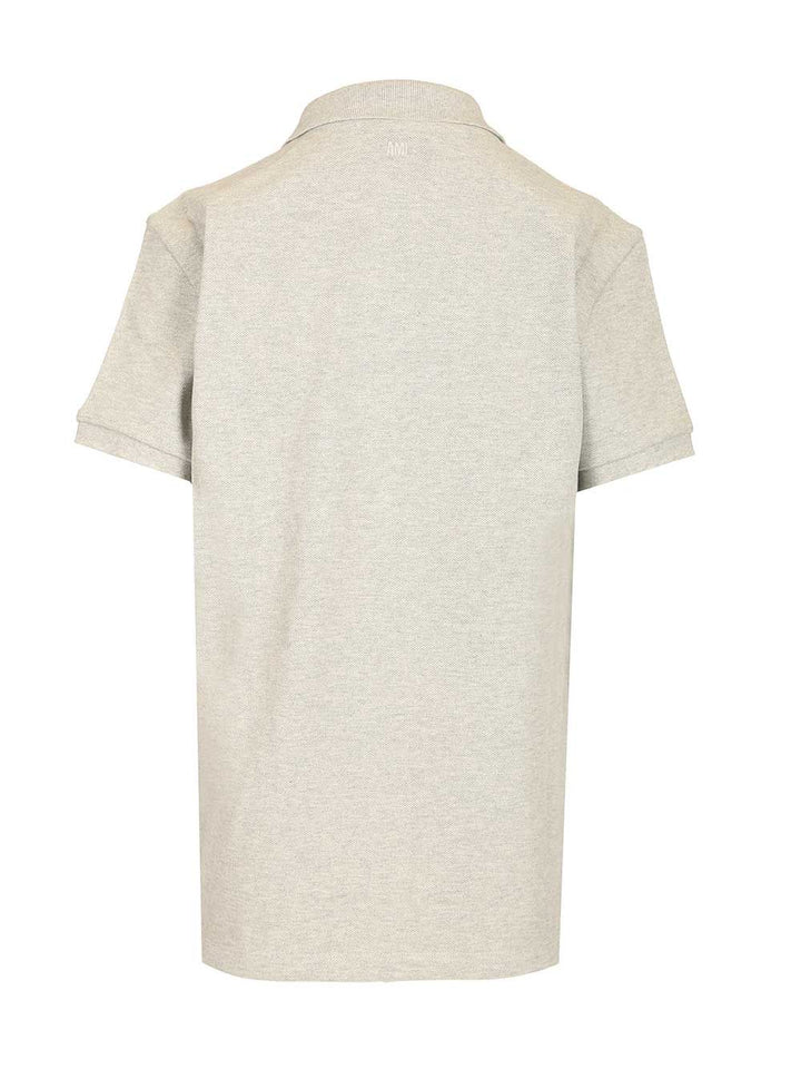 Ami Ami De Coeur Polo shirt - Grey | e04966d01bcc6fce944ae6758f46918f0d534581