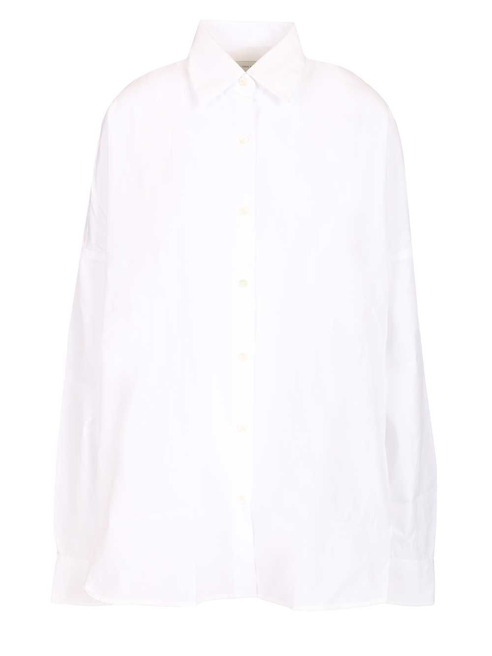 Dries Van Noten Casia Shirt Shirts - Bianco | 2954839cfcd3d90e683169aecf60c34c34af783a