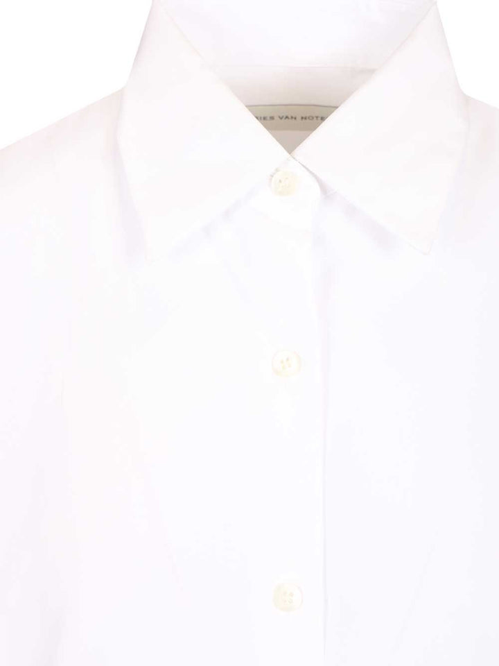 Dries Van Noten Casia Shirt Shirts - Bianco | 622221dc593a7aacca4417ac540d713e5ccd5331