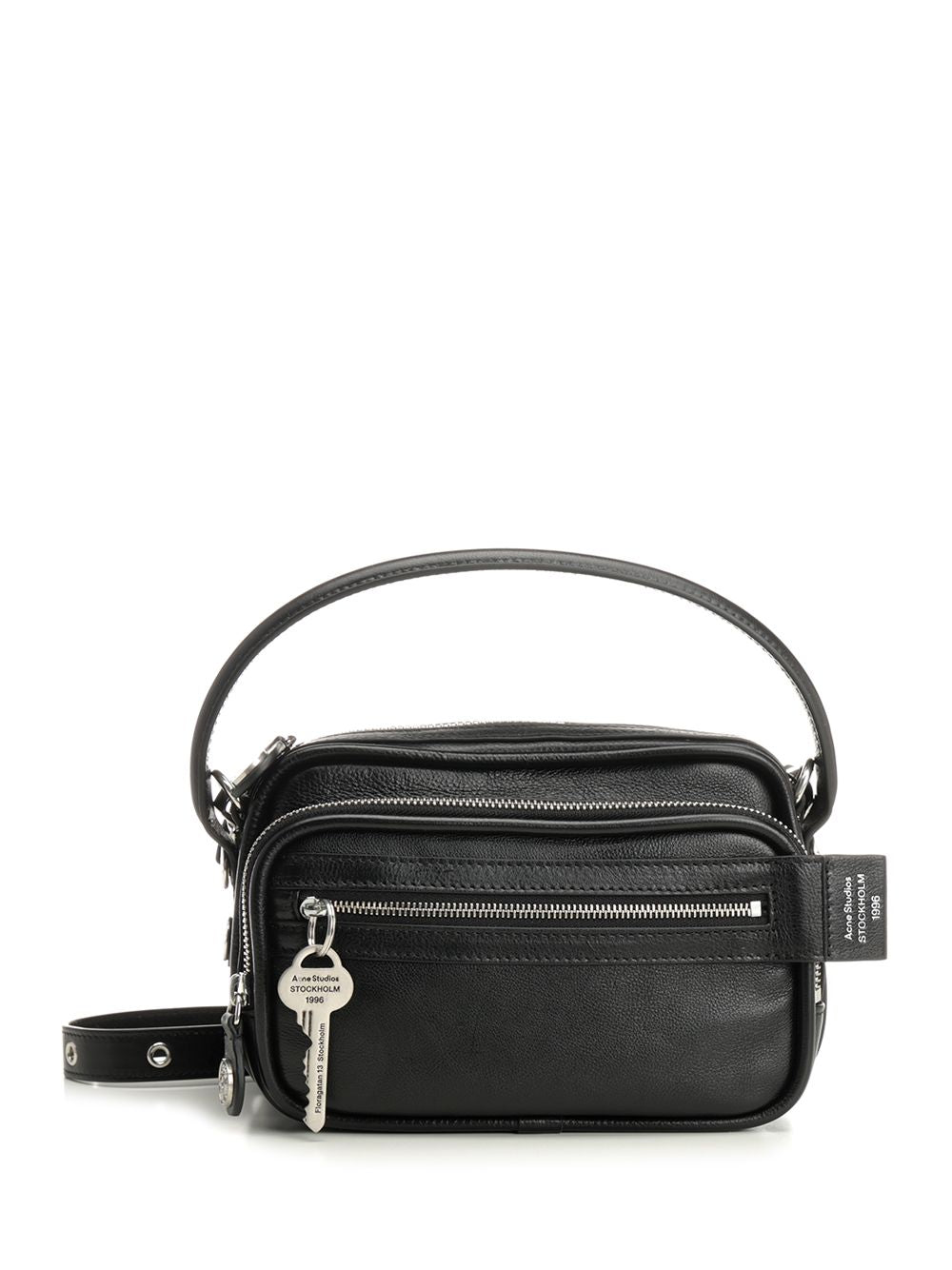 Acne Studios Camero Kit Crossbody Bags - Nero | c501eced3a640a78d32cd8e462bb7efbb0966e54