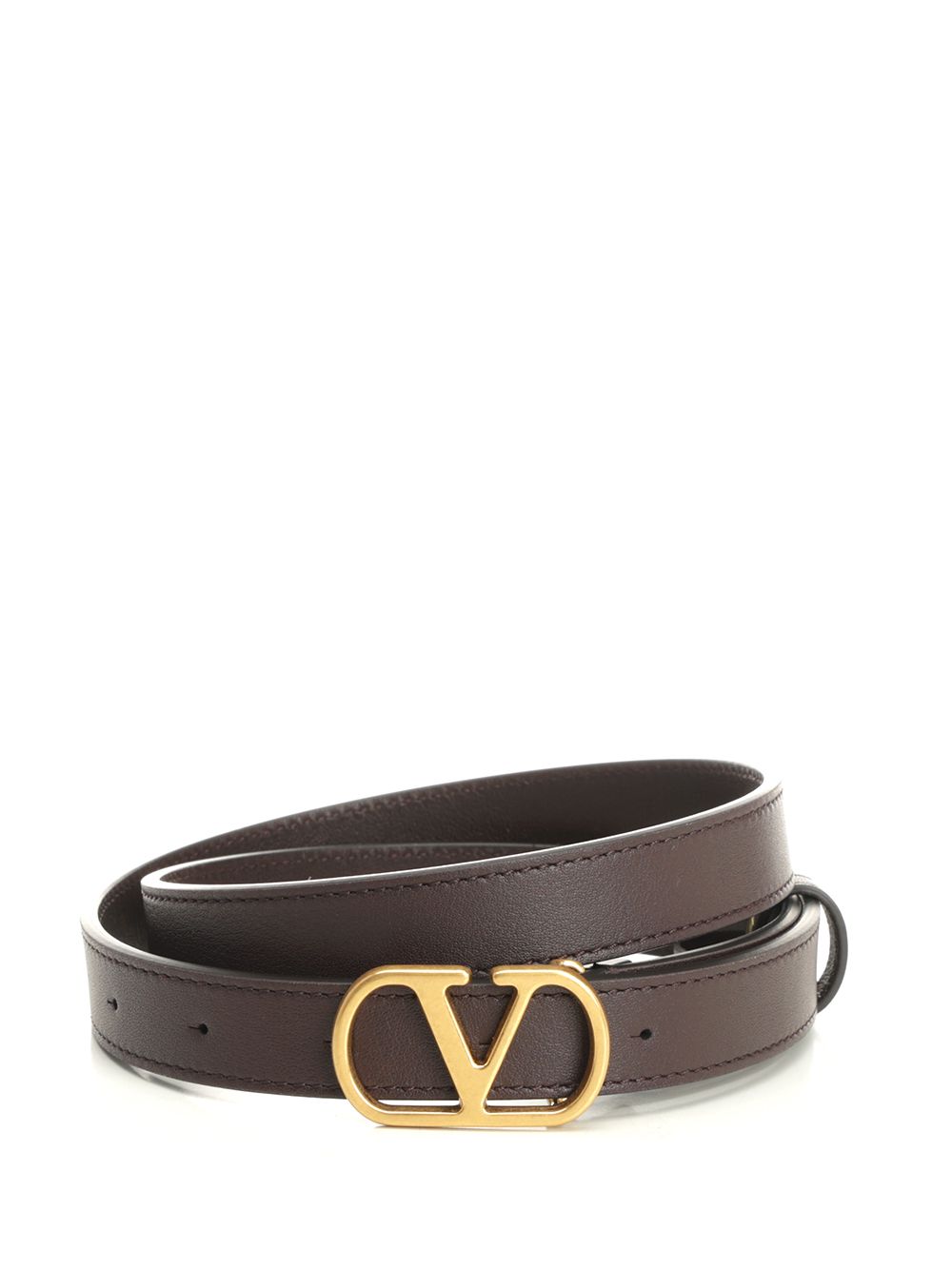 Valentino Garavani Vlogo Signature Belt Cinture - Marrone | ad7d59d08e810498664917912ae0f0828a6bfc9f