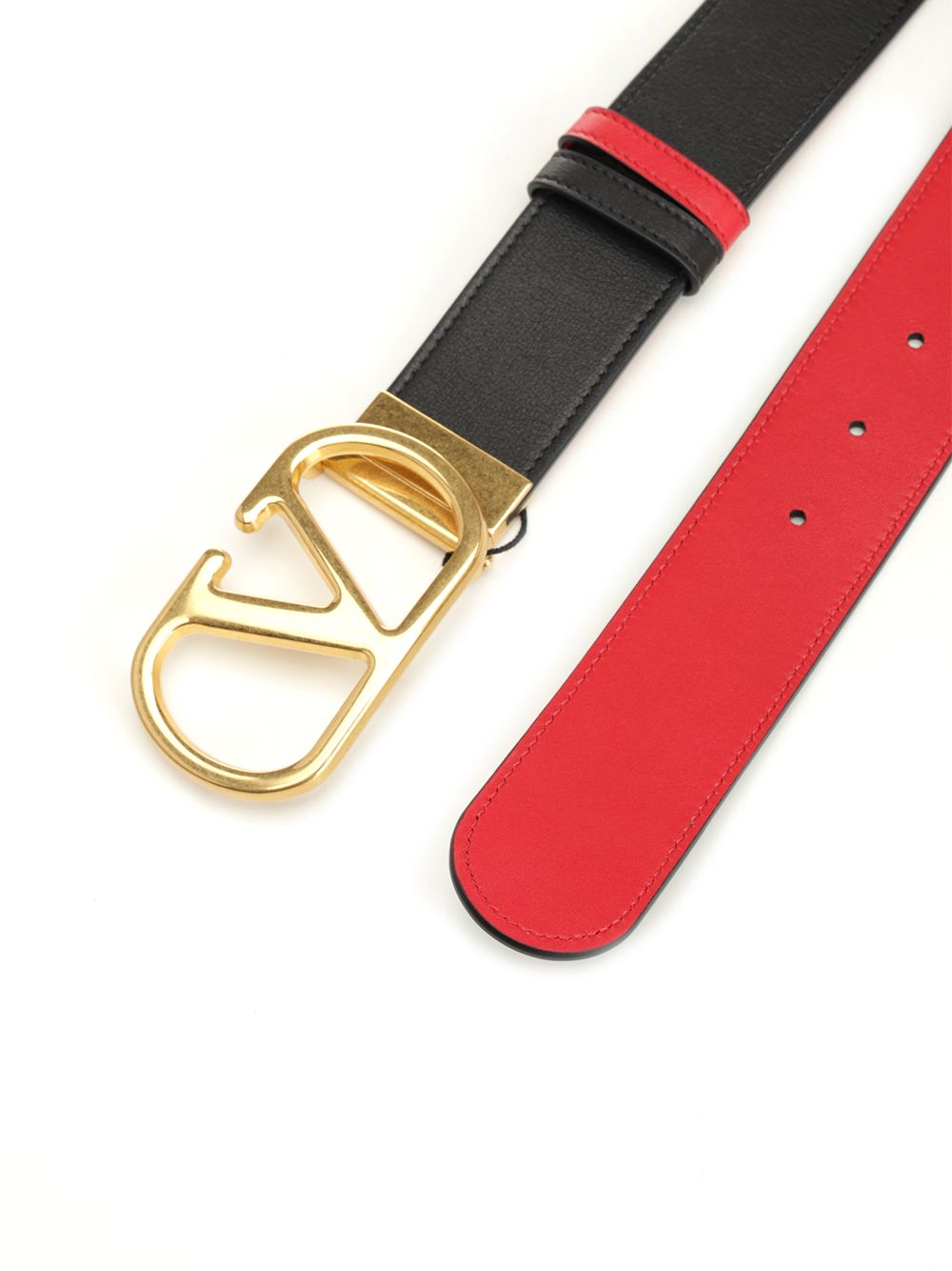 Valentino Garavani Vlogo Belt Cinture - Nero | 4a457918a621ed3680847e01850663c3cc4471e8