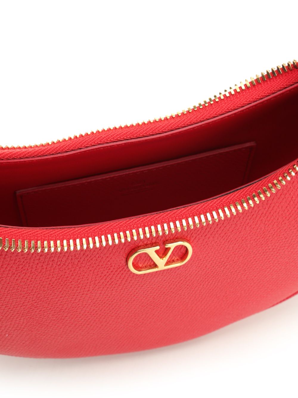 Valentino Garavani Vlogo Mini Hobo Bag Shoulder Bags - Rosso | fb6b8c93f73728377f7ba92954fd440bd9a37f92