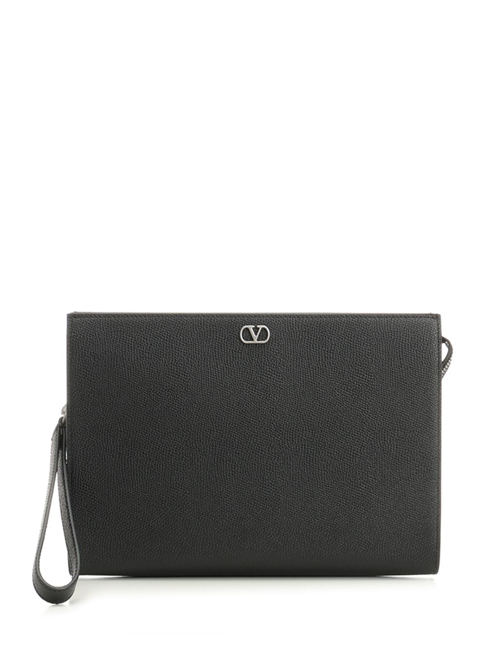 Valentino Garavani Vlogo Signature Small leather goods - Nero | ce7b4ad77dd8f344c276efda1a8a88e7a9f78cd7