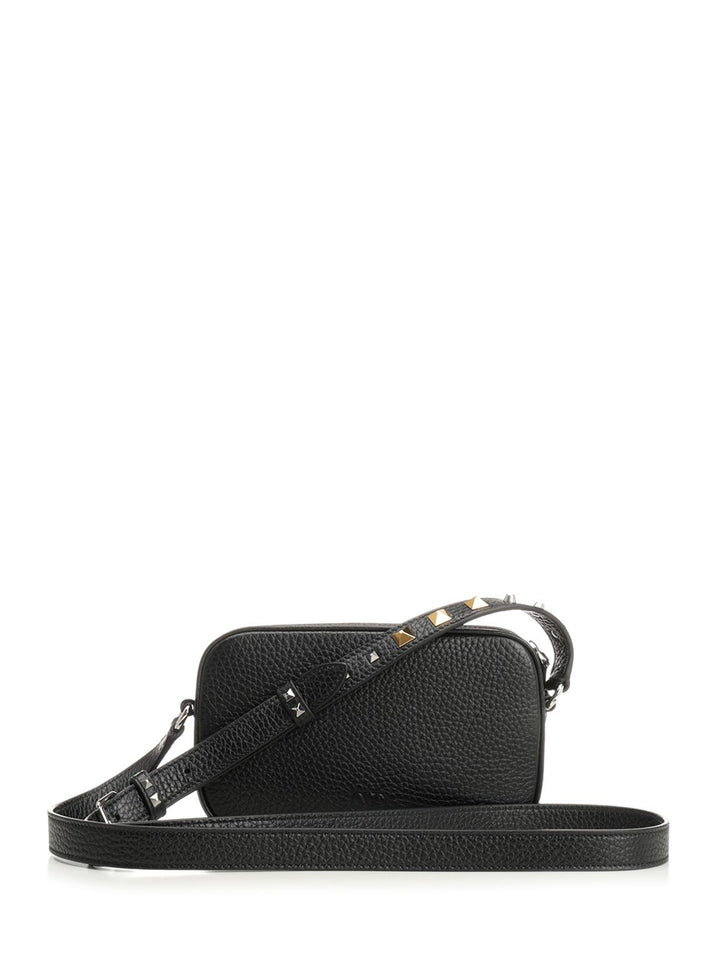 Valentino Garavani Leather Clutch Bag Crossbody Bags - Nero | cd0e697e7f298d13e7970aa0d65f56b888b60d16