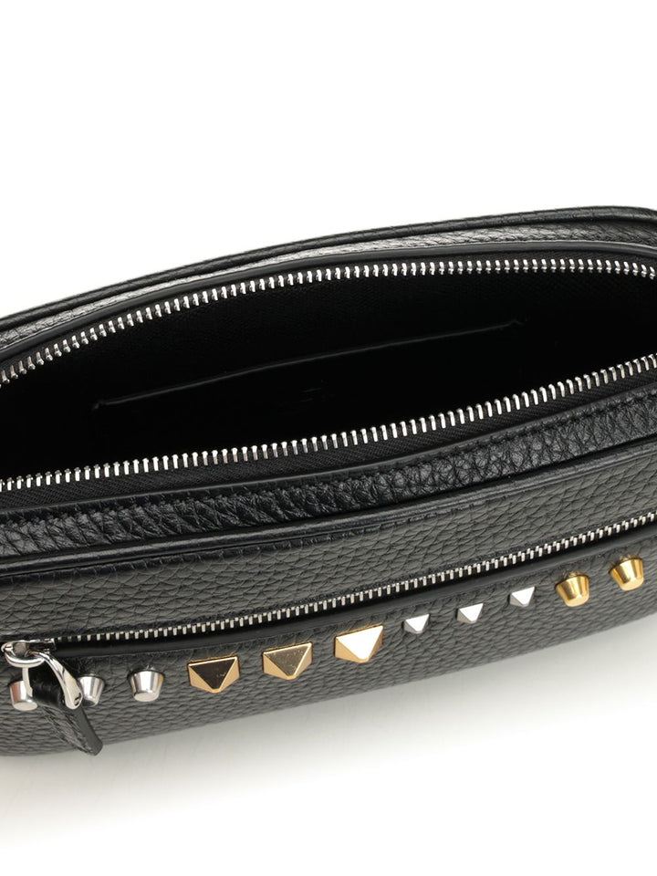 Valentino Garavani Leather Clutch Bag Crossbody Bags - Nero | 96e28576533c4193485c1981bdf02b55f1bd1a6c