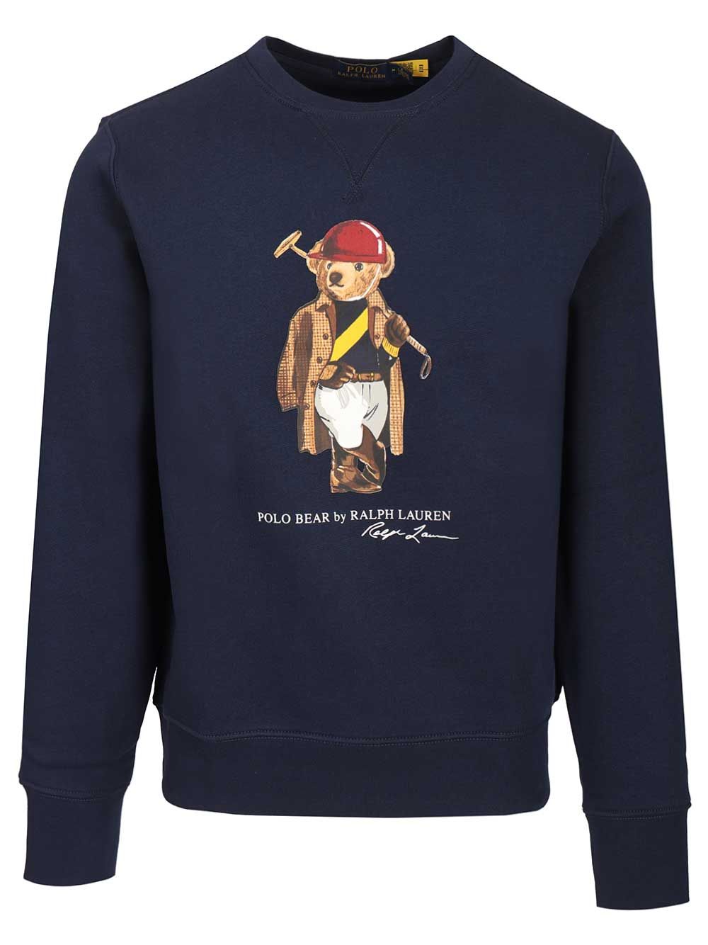 Polo Ralph Lauren Polo Bear Sweatshirt Sweatshirts - Blu | 0a39450440977a9aa3b486bf5fa6d2cedb7b235f