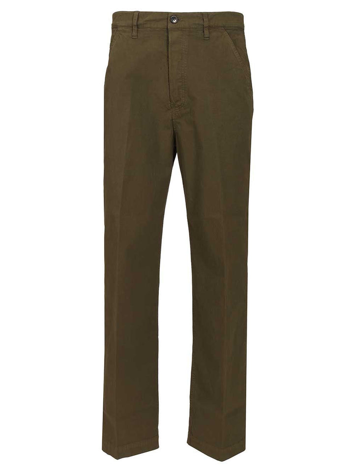 Dries Van Noten Long Trousers Jeans - Verde | 0dfff973922dbeaad9c24dddcc3c3d1f620e38e8