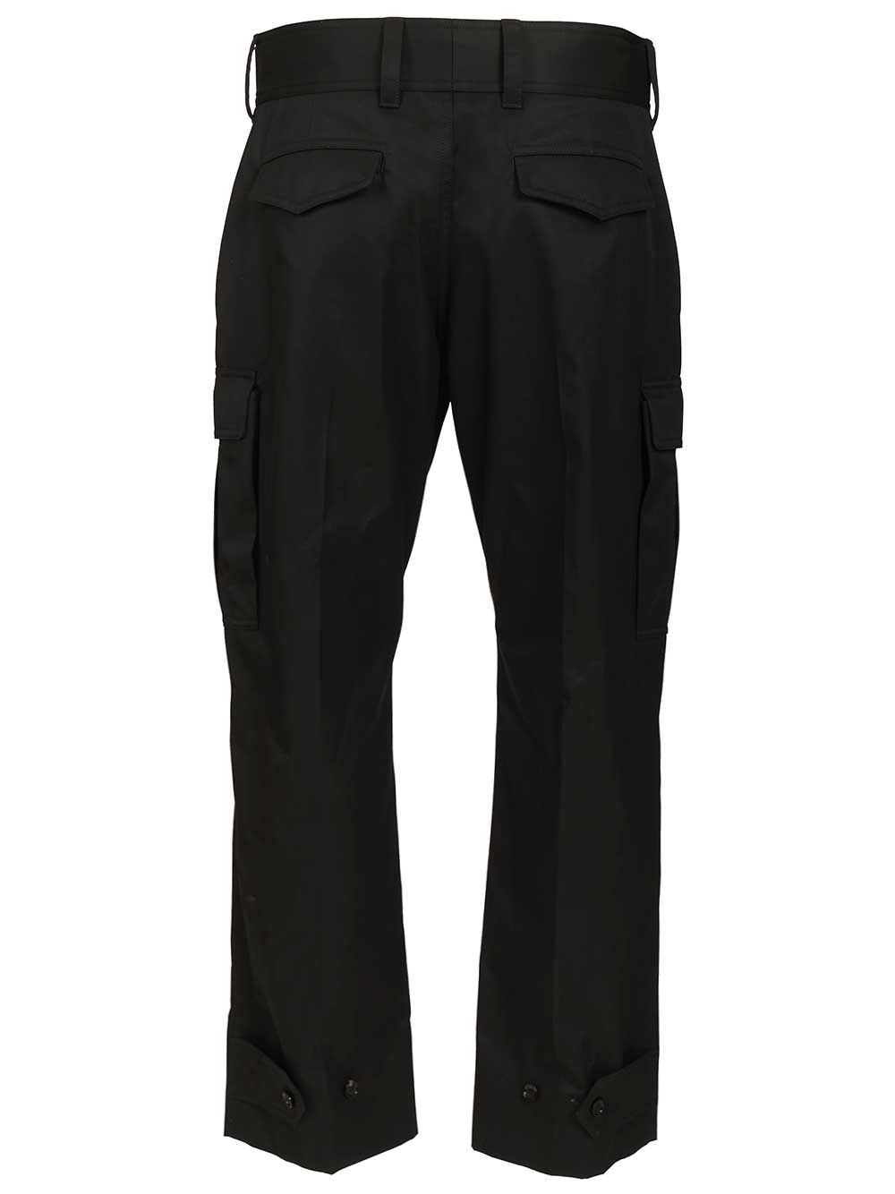 Mcqueen Cargo Pants Trousers - Nero | bf917637c31f683eb2207865ebc4105f0a4db55f