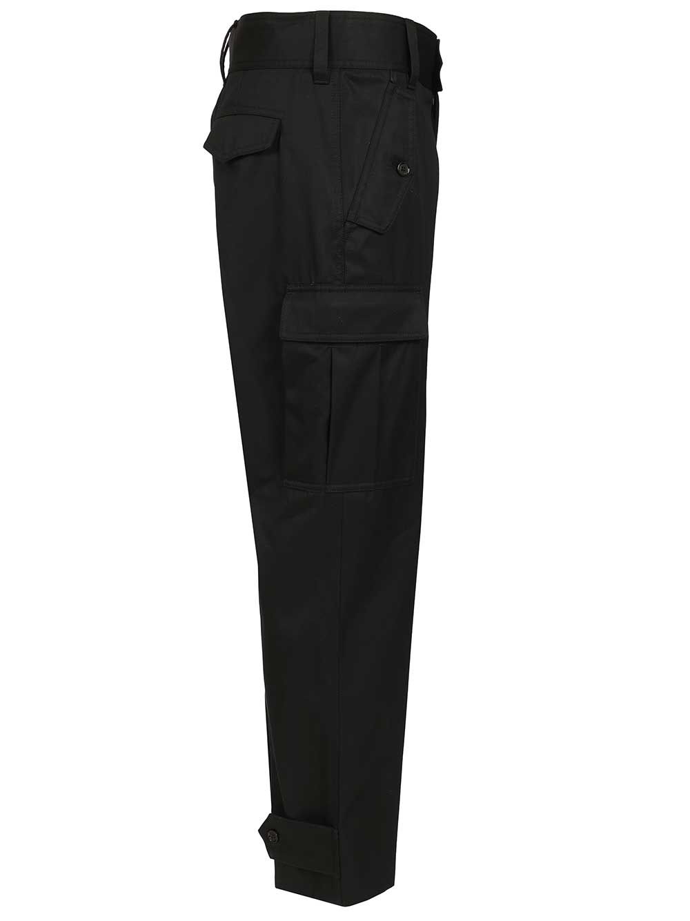 Mcqueen Cargo Pants Trousers - Nero | 87d0f47cbcfd603491effa1a479b289d36b45664