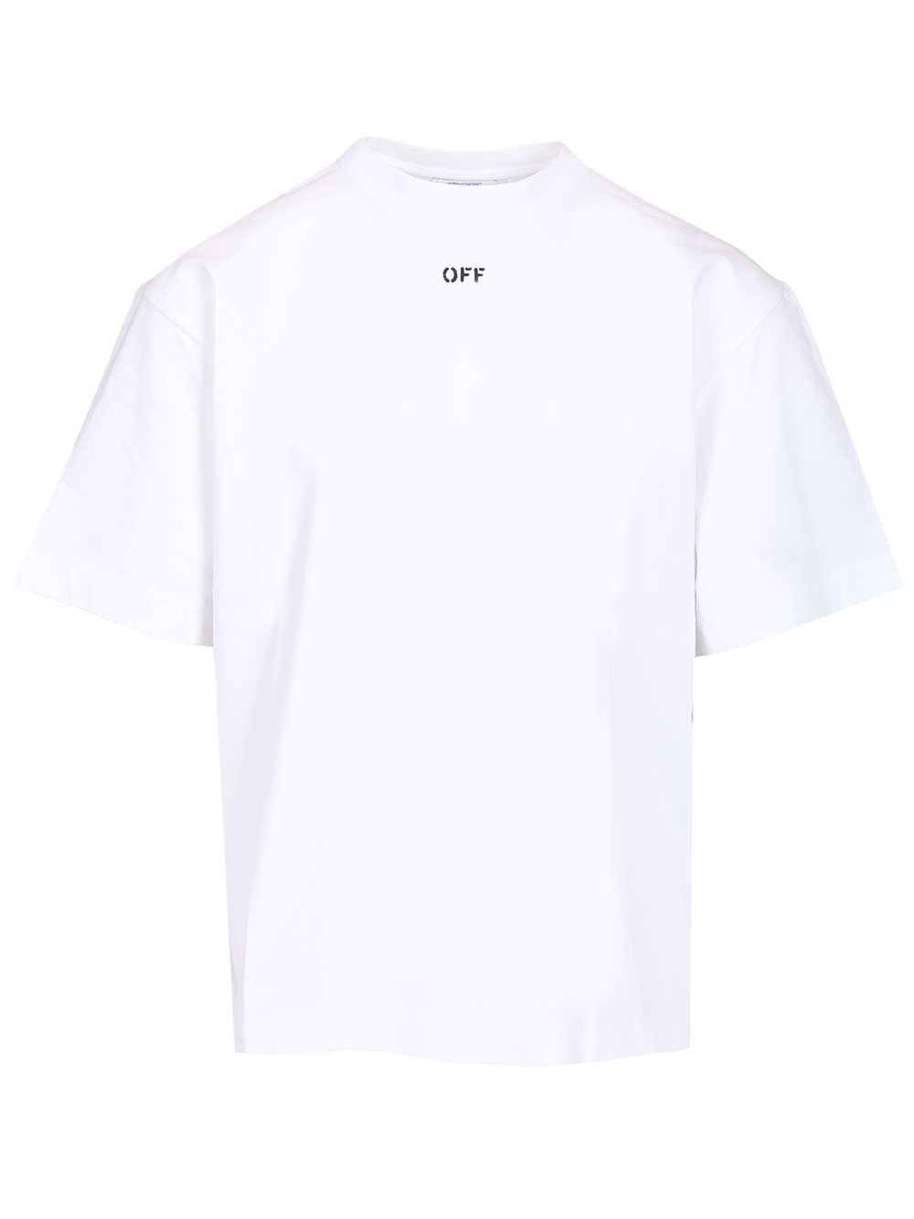 Off-White Arrow 3d Spray T-Shirt - Bianco | d575f50f603488cb84fc3c9dc0b949a9ceb319e2
