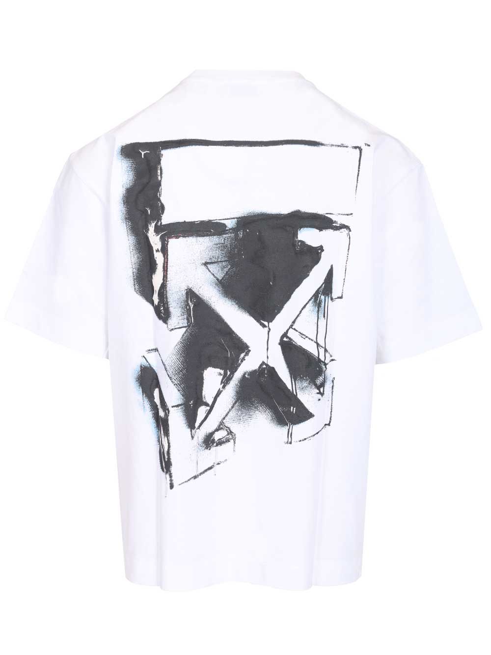 Off-White Arrow 3d Spray T-Shirt - Bianco | c307ec72ff6860c98bba29d792a43064bde5bcde