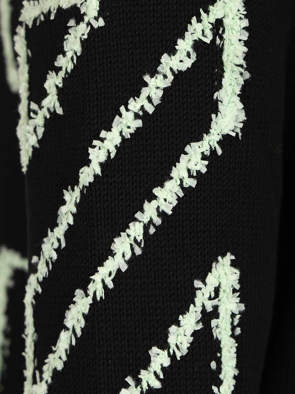 Off-White Arrow Embroidery Sweater Knitwear - Nero | 15d026b4d32a99aa1d27ba1a31e9e3cd942ba10a