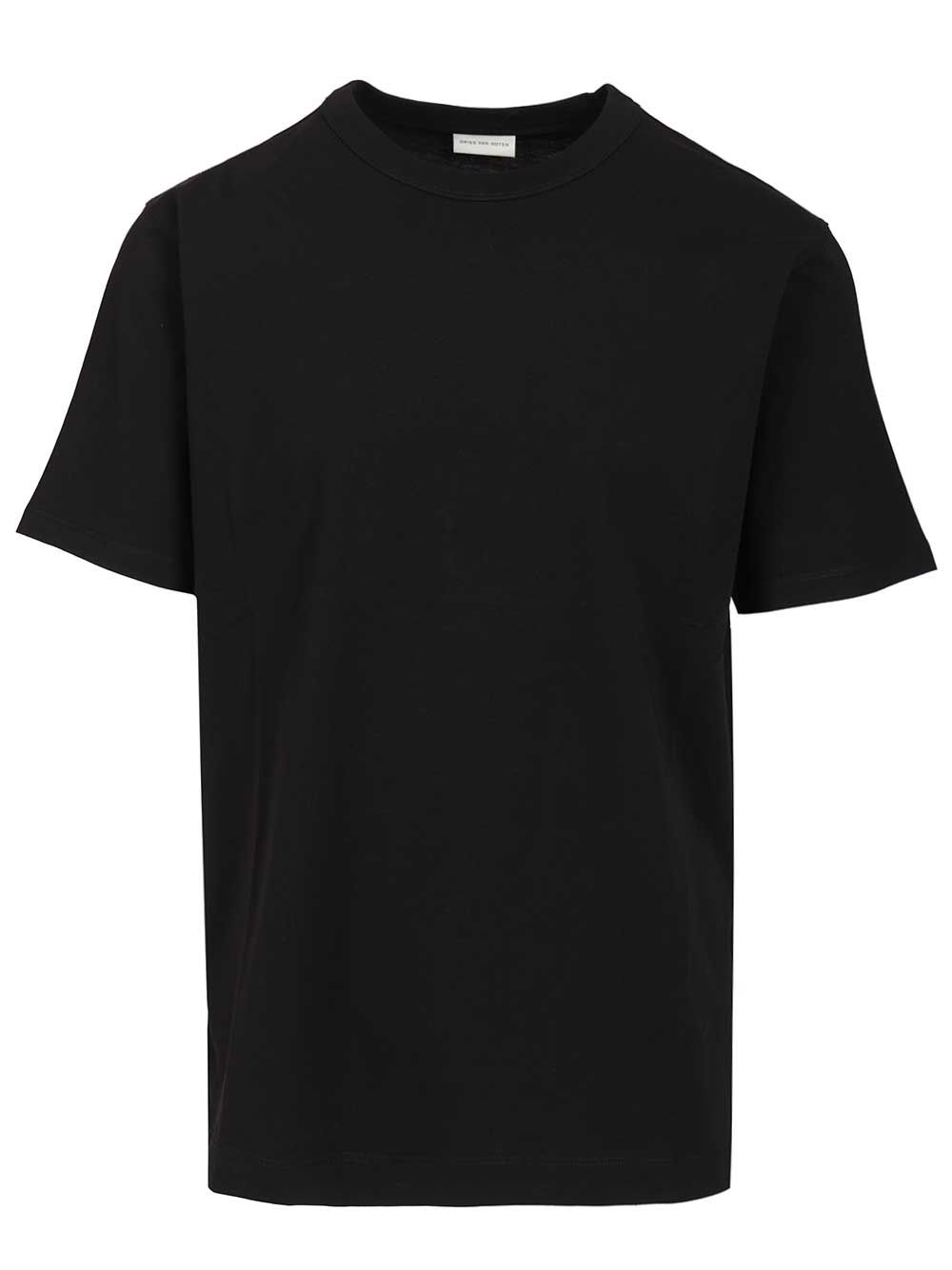Dries Van Noten Cotton T-Shirt - Nero | 83d6cadfbe4c3d08e35205d06ec9070595e8446d