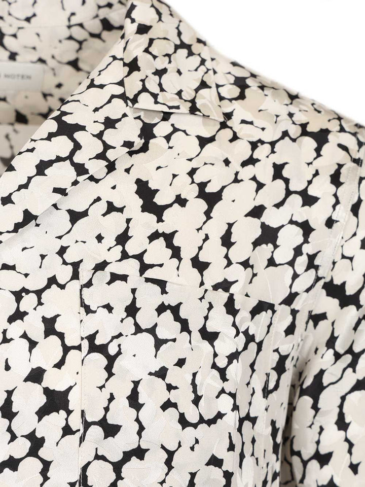 Dries Van Noten Bowling Shirt Shirts - Bianco | be9ad297381edd5a7370cd5c392e76db99ed4318