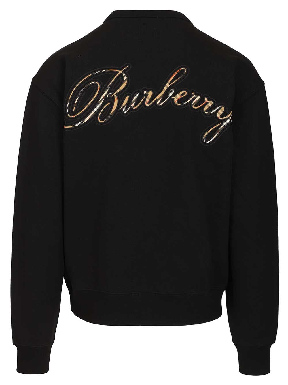 Burberry Cotton Sweatshirt Sweatshirts - Nero | 87c2d8f3e6ad324a2d70172a4216b1479250d09e