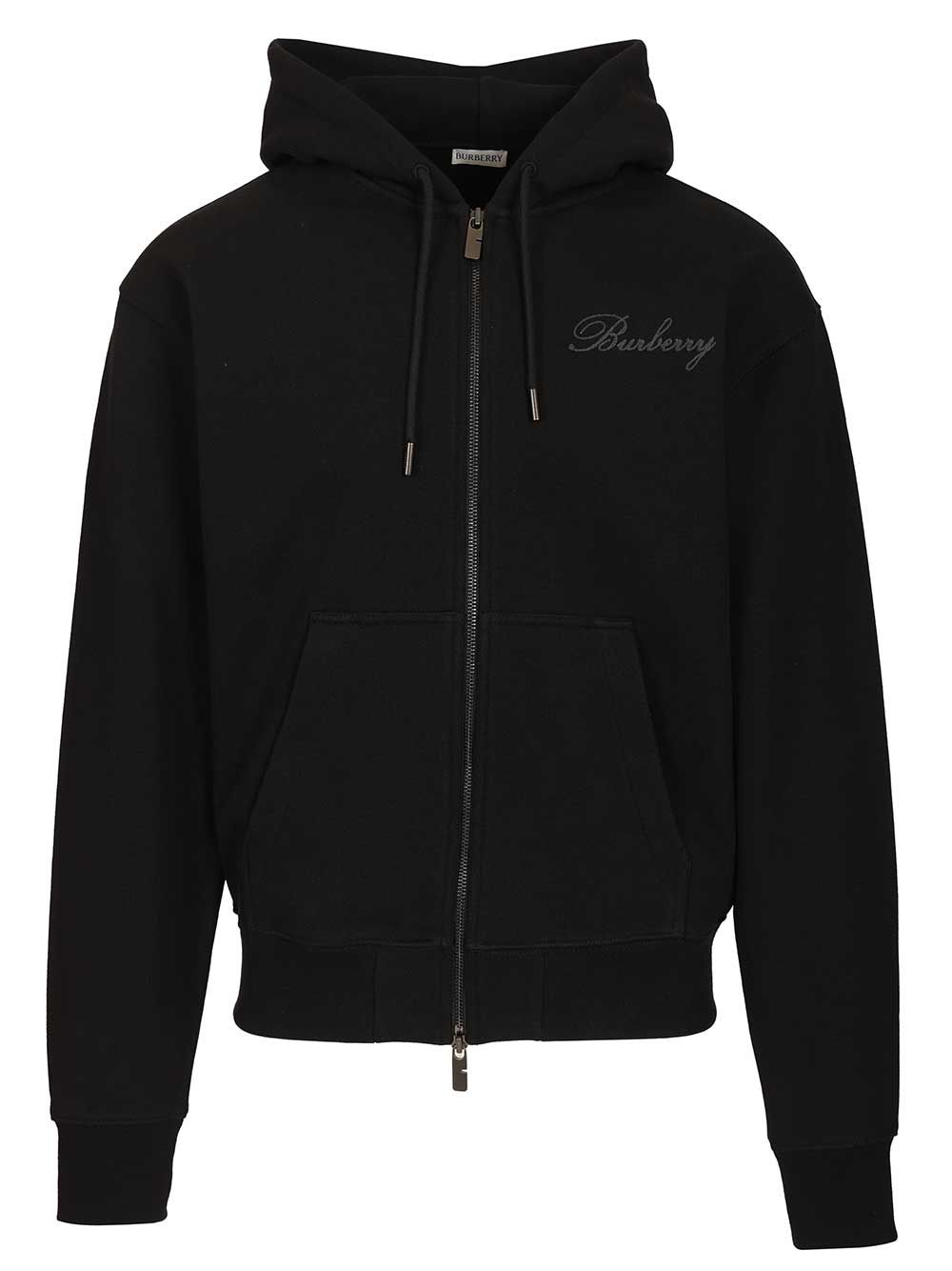 Burberry Cotton Hoodie Sweatshirts - Nero | b251a39450f44f9985e0da4024bd0e9f6b37de43