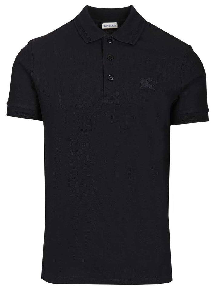 Burberry Slim Fit Cotton Polo Shirt T-Shirt - Blu | 8aea5ae2acdce305020d75f635375396a36df6b8