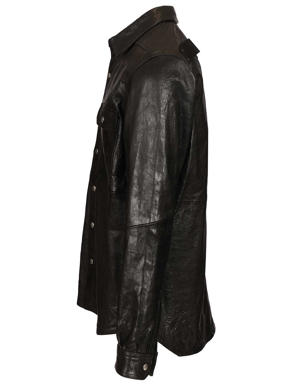 Rick Owens Shirt Jacket Giacche - Nero | 616a24301c969538dd050a1ba51c414bcbe9566f