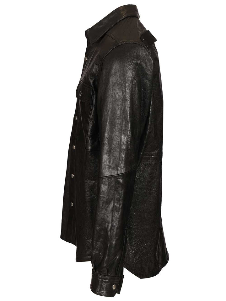 Rick Owens Shirt Jacket Giacche - Nero | 616a24301c969538dd050a1ba51c414bcbe9566f