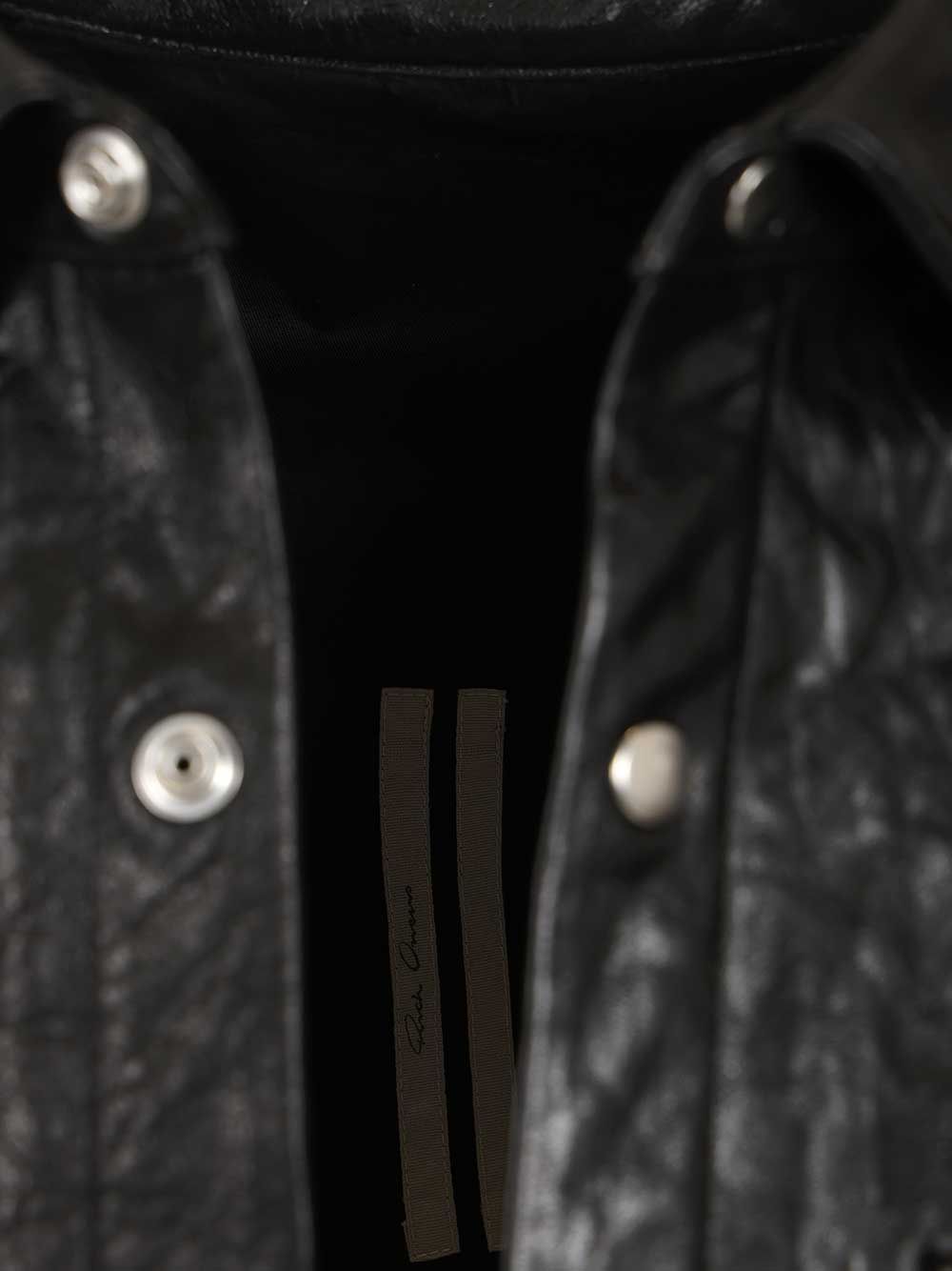 Rick Owens Shirt Jacket Giacche - Nero | 11e33673166d88c6cbc9fe9c68b7e1adc3a08cd5