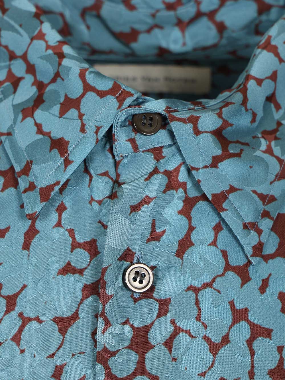 Dries Van Noten Shiny Satin Shirt Shirts - Multicolor | 6b9de2de0bd16119007954914d80aaa0902684e5