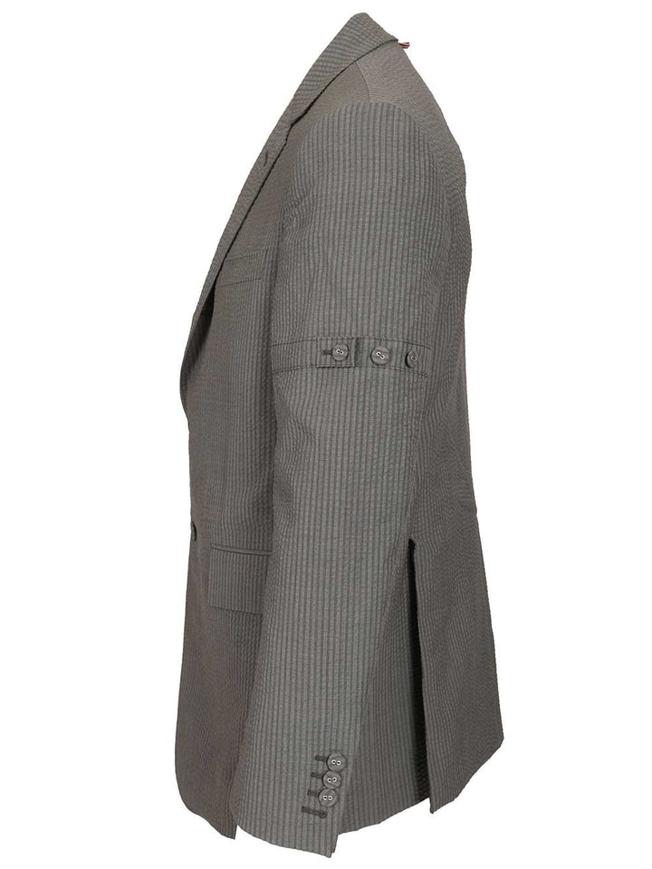 Thom Browne Blazer Giacche - Grey | 673a9761de15ef4b7c2dd8b8ae7df48a3c7f766a