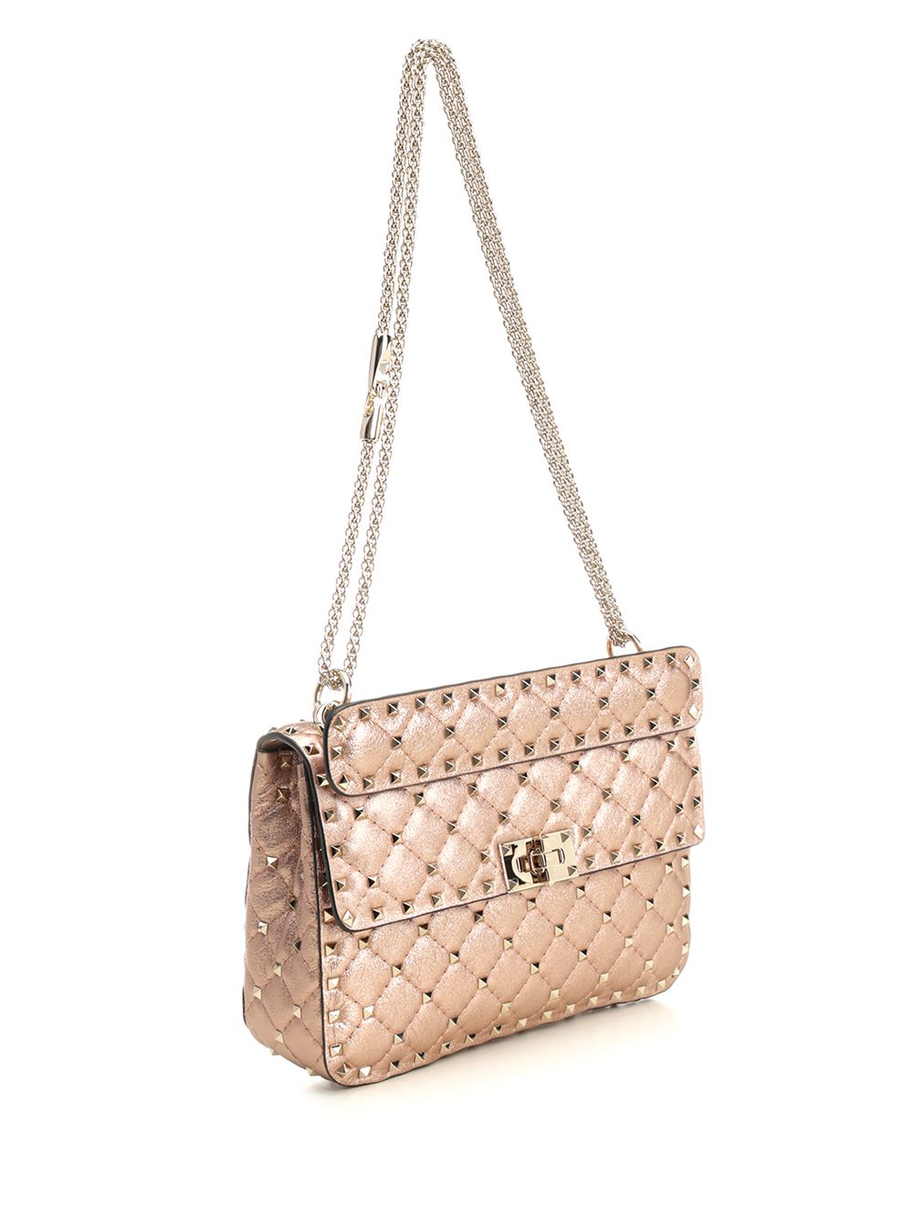 Valentino Garavani Rockstud Spike Shoulder Bags - Rose | 683f20a3bdfb7b0a194f39092904d44822aee08d