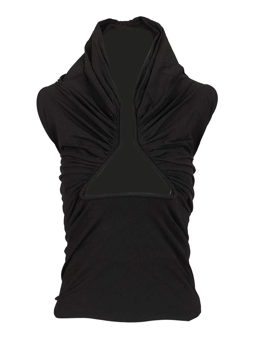 Rick Owens Prong Top - Nero | 3e4be9a15c4b0215526f24db8687deab796f6f95