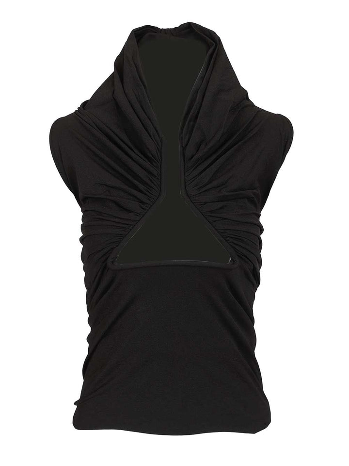 Rick Owens Prong Top - Nero | 3e4be9a15c4b0215526f24db8687deab796f6f95