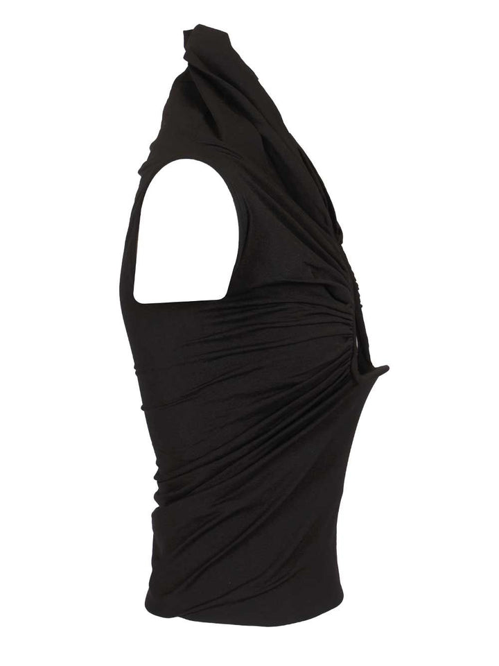 Rick Owens Prong Top - Nero | 8cb8dfd39d432540b1cf51846272efad2e700c08