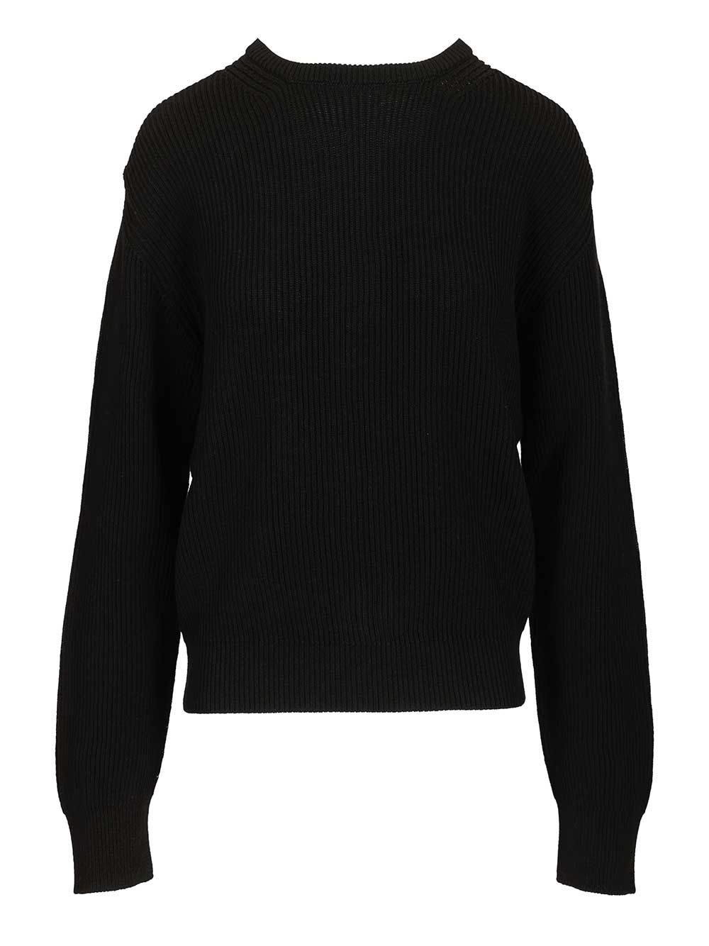 Rick Owens Concordians Al Pull Jersey Knitwear - Nero | bd5185bd76411e3b96d85fc1388df018690d4571