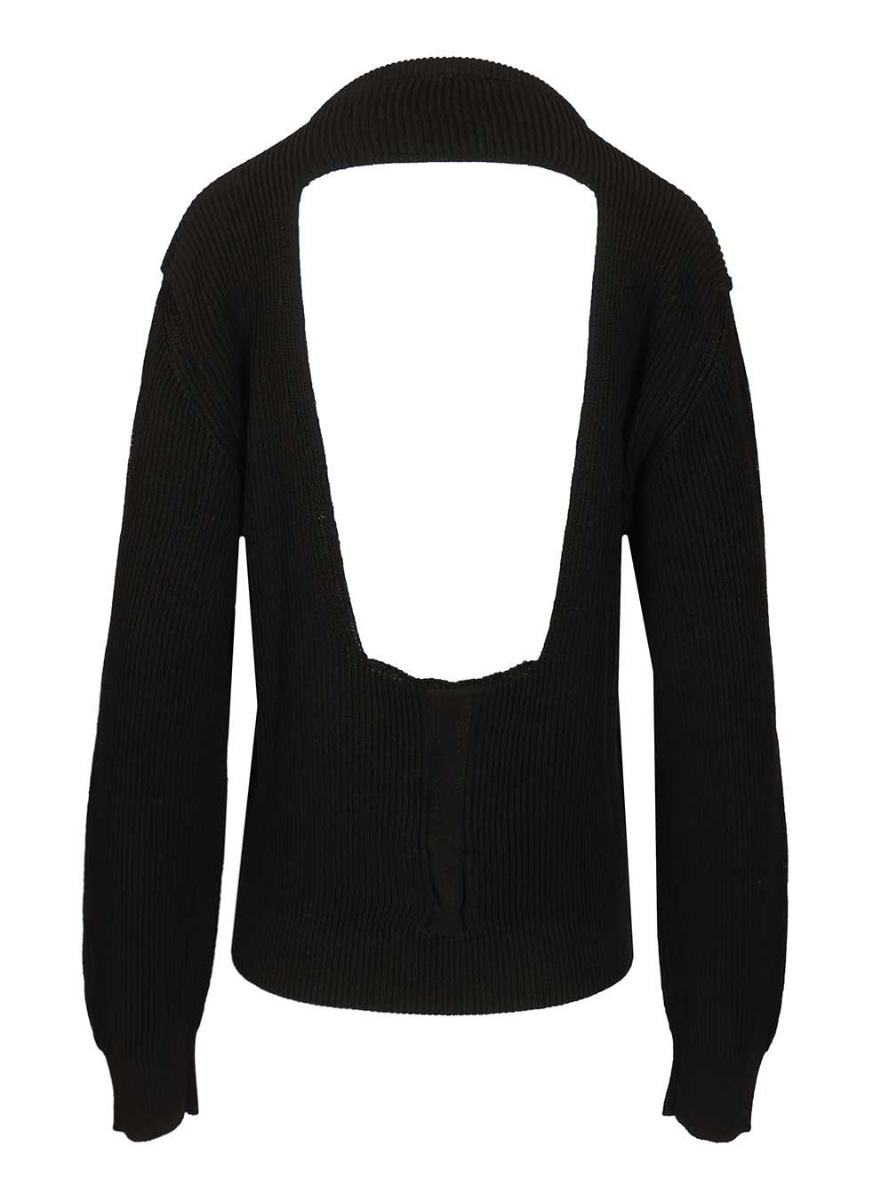 Rick Owens Concordians Al Pull Jersey Knitwear - Nero | e0a6fbe259fa1fb8d9b7ee7a9fafea2512235533