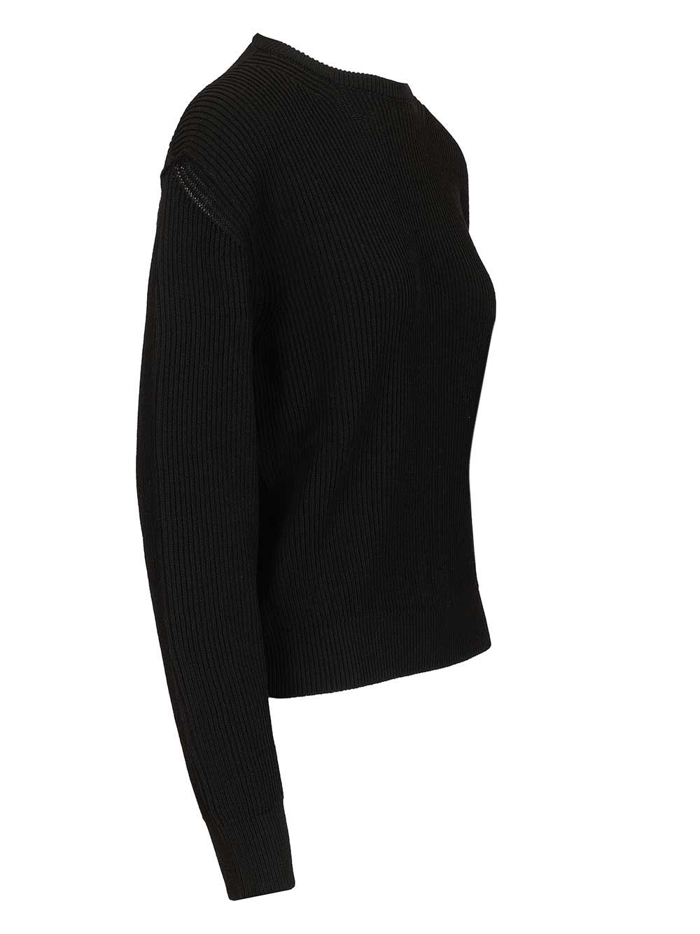 Rick Owens Concordians Al Pull Jersey Knitwear - Nero | 571636c3668e0b43101c043dbba09bfaef24e1e4
