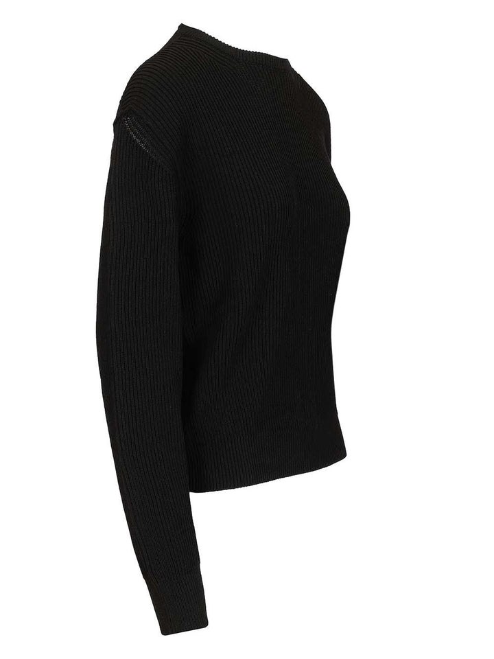 Rick Owens Concordians Al Pull Jersey Knitwear - Nero | 571636c3668e0b43101c043dbba09bfaef24e1e4