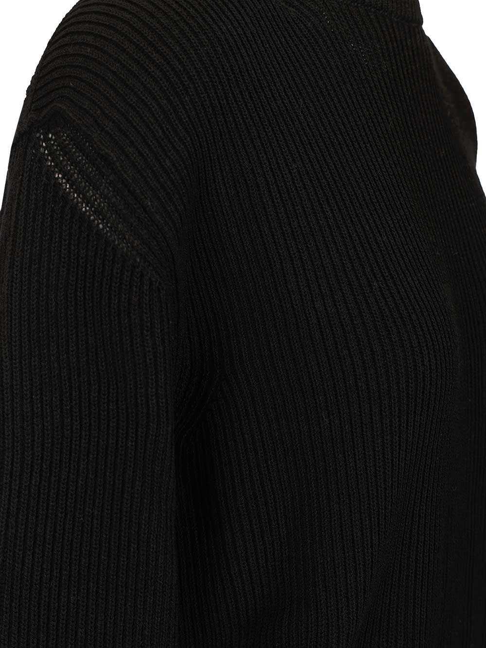 Rick Owens Concordians Al Pull Jersey Knitwear - Nero | 24f3a366468dbbbbed7ba2de7c1a78a082f30d60