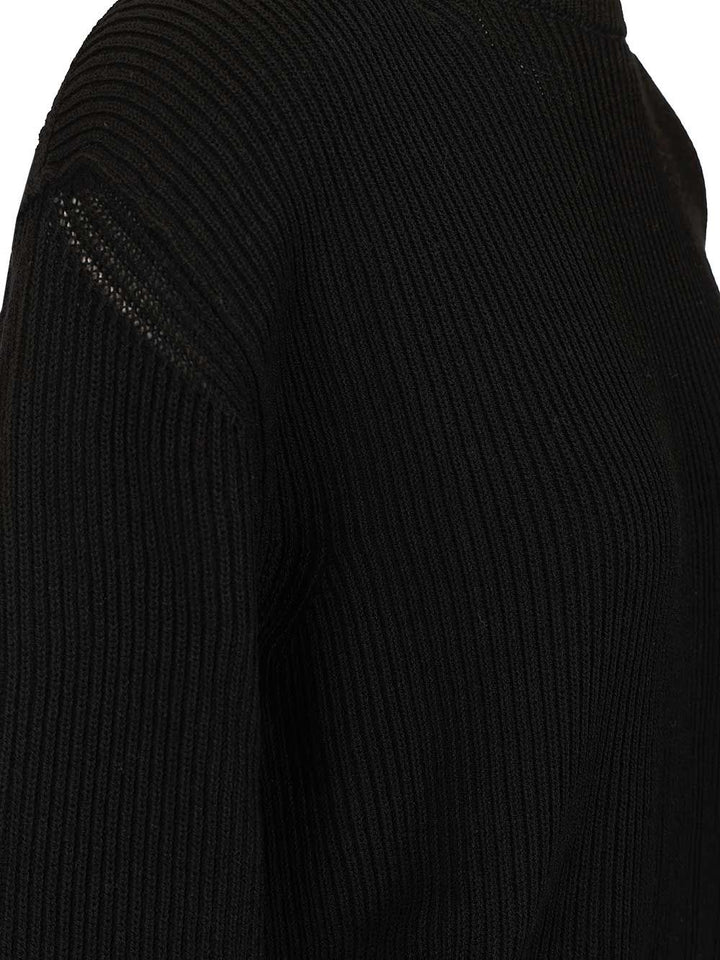 Rick Owens Concordians Al Pull Jersey Knitwear - Nero | 24f3a366468dbbbbed7ba2de7c1a78a082f30d60