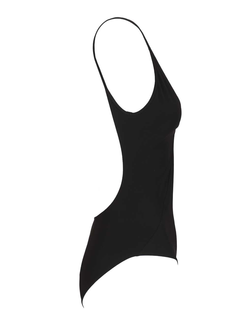 Rick Owens Temple One-Piece Swimsuit Swimwear - Nero | 4d3cf876a1a6ba49e68a52ff067759820da05fd7