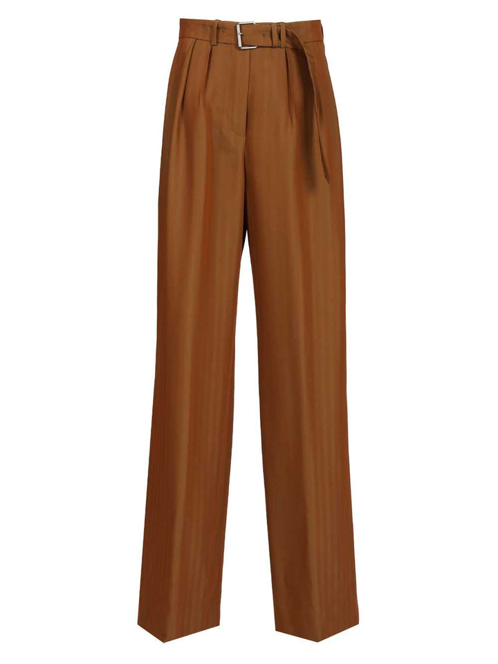 Dries Van Noten Wide-Leg Trousers Jeans - Marrone | e4e1414ac0601c008f5651f37f071c7ddca412a7