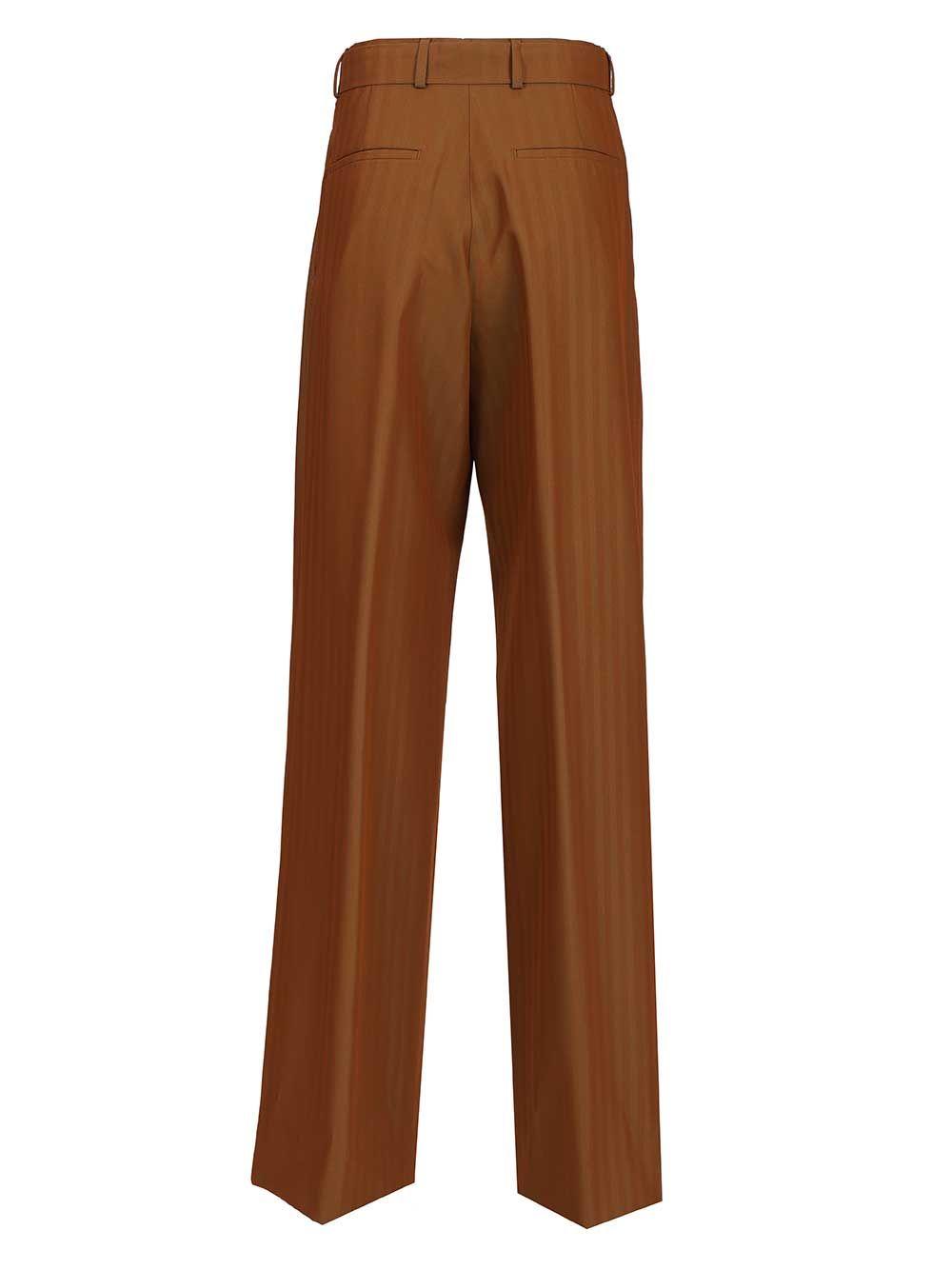 Dries Van Noten Wide-Leg Trousers Jeans - Marrone | 468b9f33ec3ed285f250208fd8d554d68cd39cb9