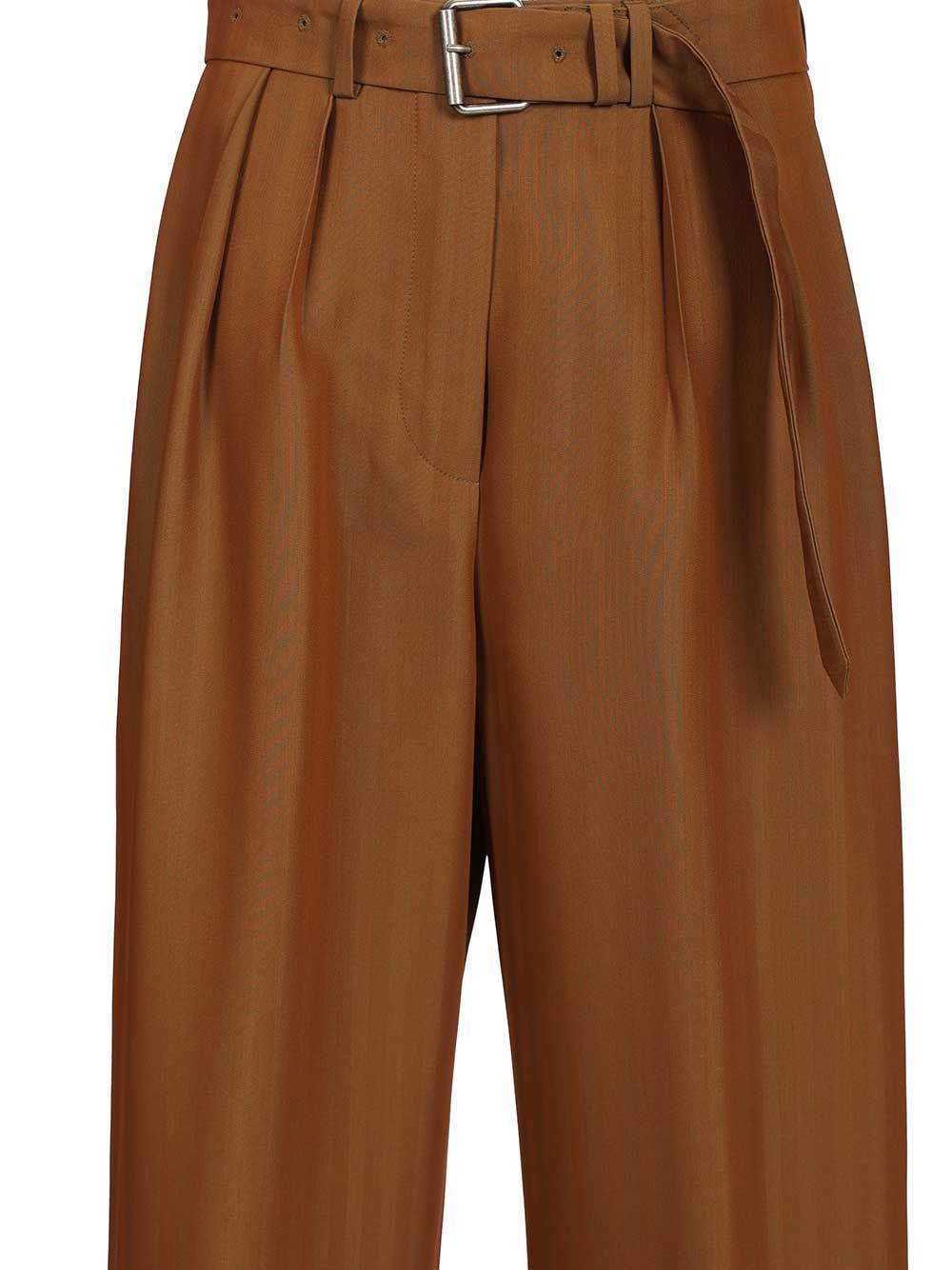 Dries Van Noten Wide-Leg Trousers Jeans - Marrone | cd58ea3cfed8dd25cda0dcc3b87ef634e2898d88