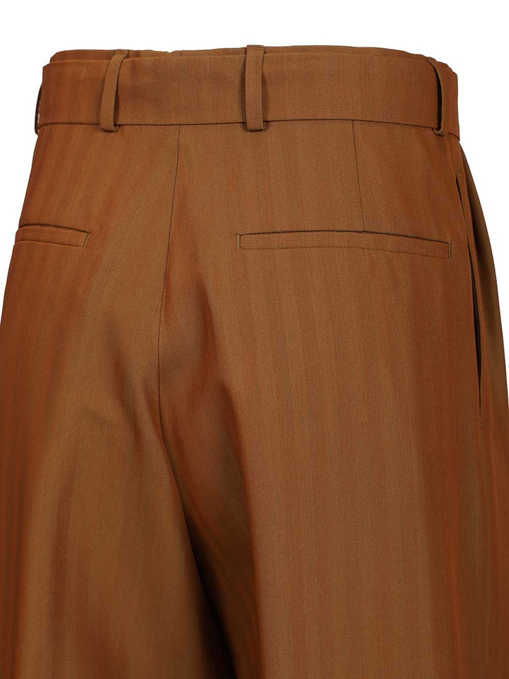 Dries Van Noten Wide-Leg Trousers Jeans - Marrone | 3d153e89365794d840d9d72c7f72dac2bb9ca50c