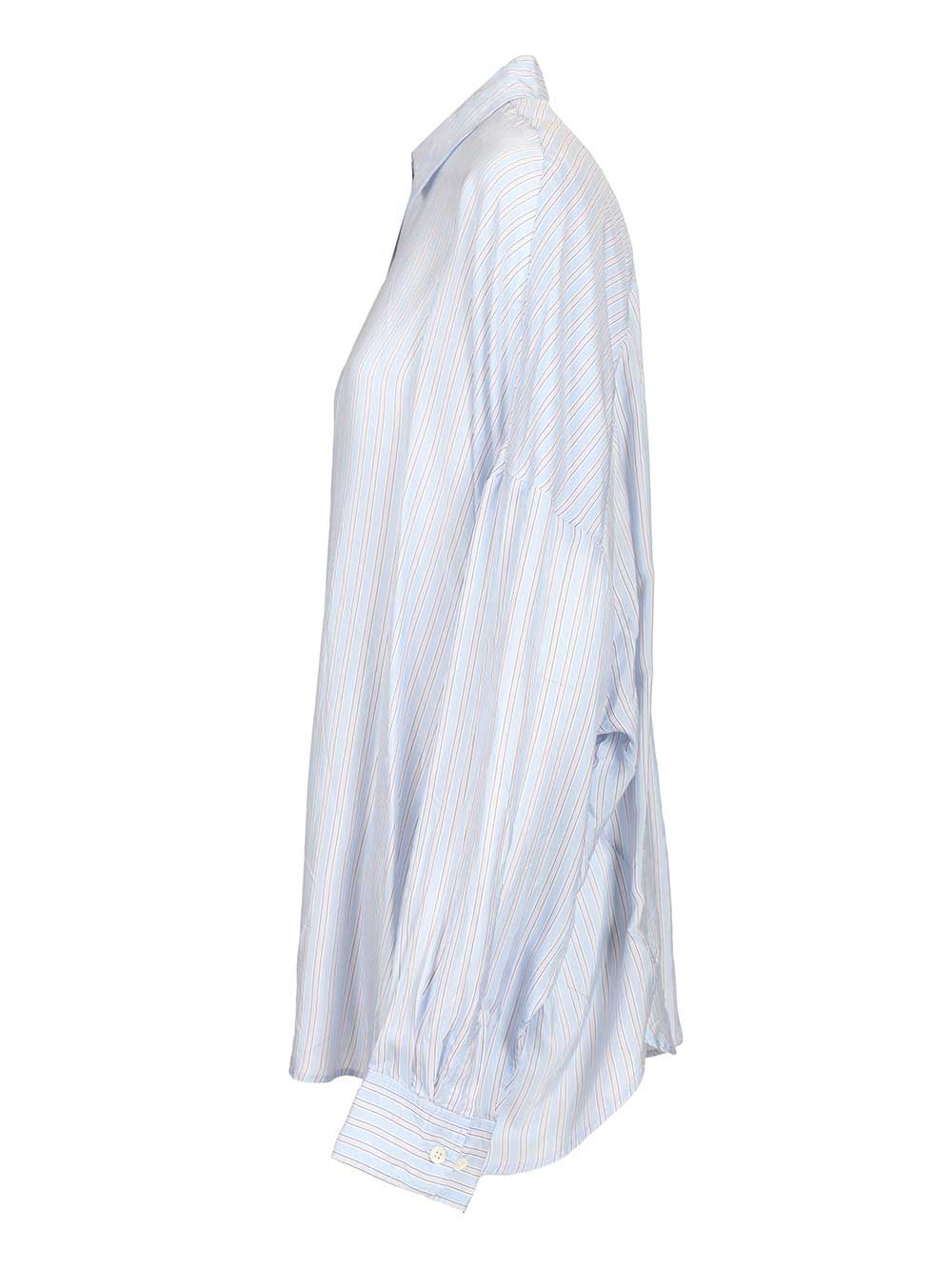 Dries Van Noten Casia Shirt Shirts - Blu | c5df43d487eea73647ab05f366fafdd15f28a102