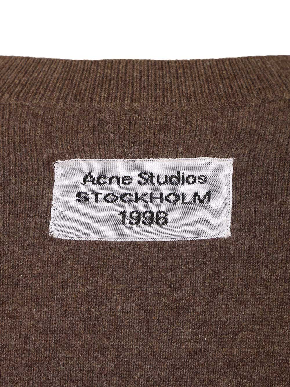 Acne Studios Cashmere Sweater Knitwear - Marrone | a065c5d724e24eb2aa13ce2fcf32548b2b66780d