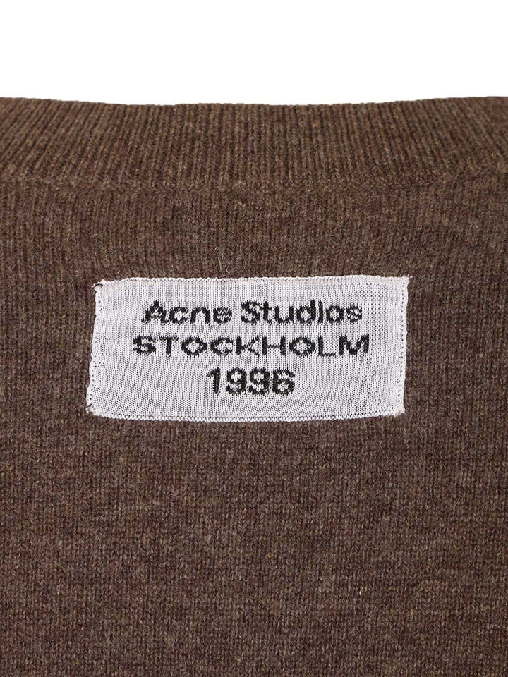 Acne Studios Cashmere Sweater Knitwear - Marrone | a065c5d724e24eb2aa13ce2fcf32548b2b66780d